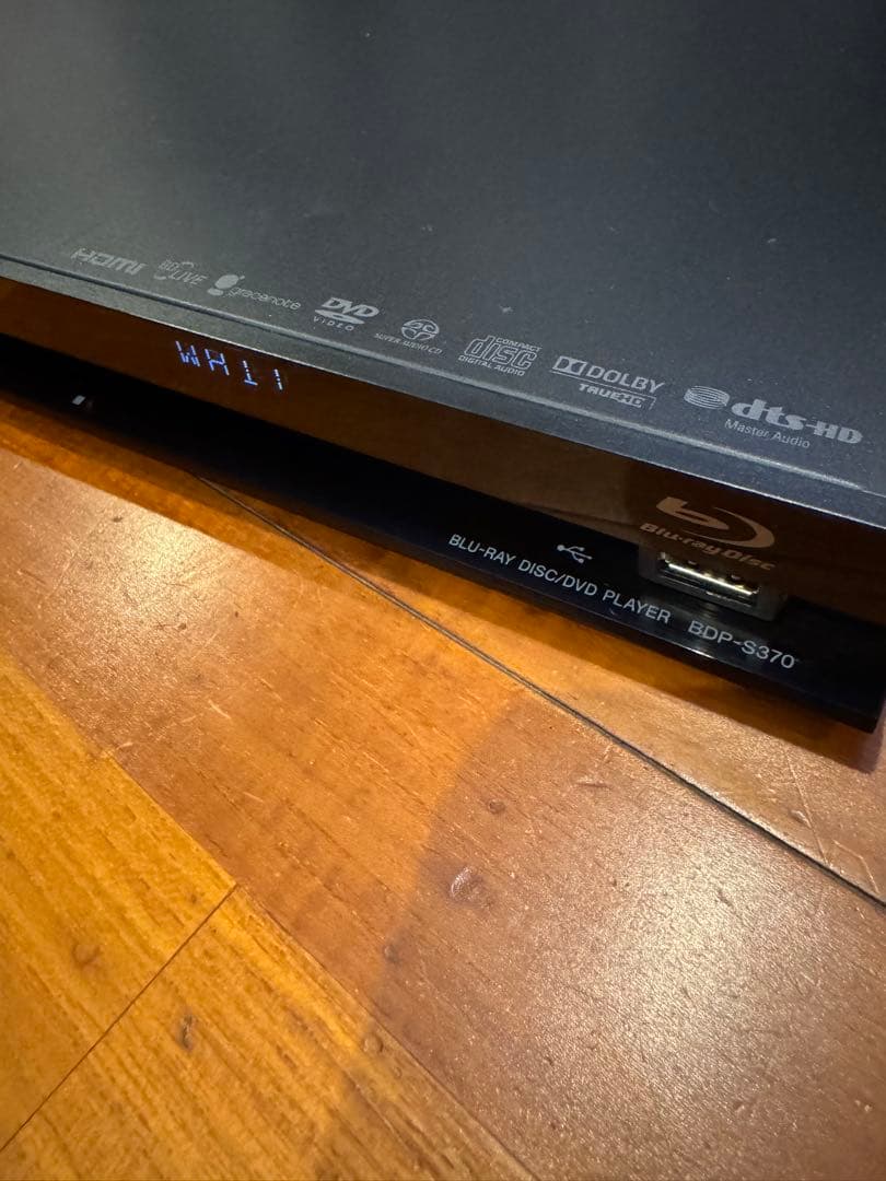 【動作品】SONY ブルーレイディスクプレーヤー BDP-S370