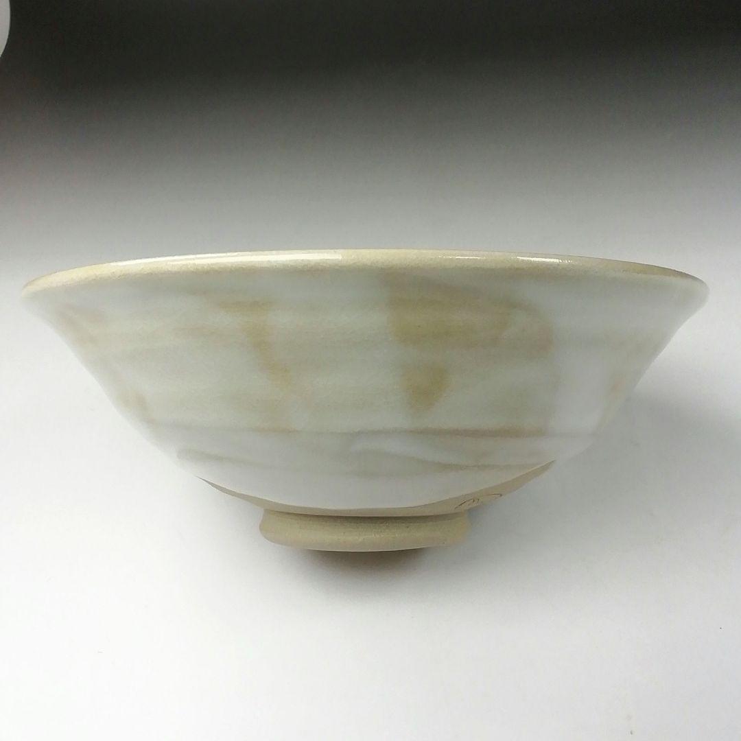 Ｔ１６１　茶碗　『淡釉　茶碗』『長谷元窯　六兵衛作』　共箱　抹茶碗　茶道具