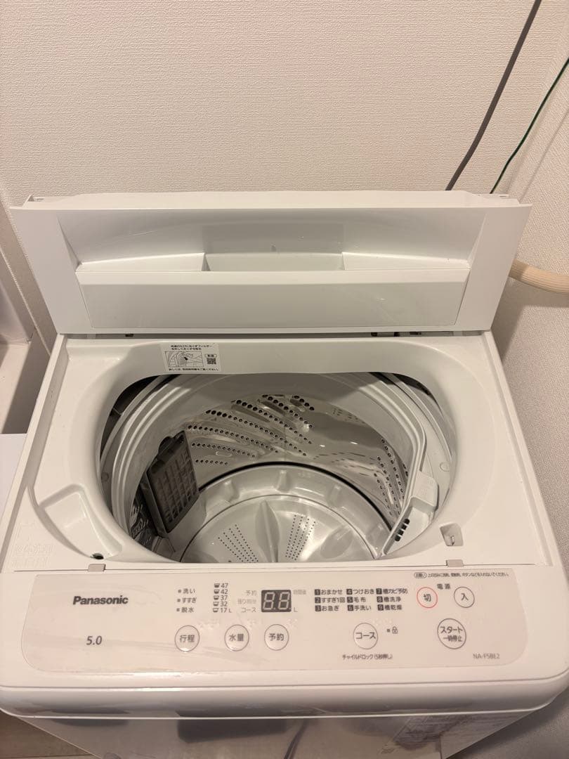 【ゆか】Panasonic 縦型洗濯機 5.0kg 本体