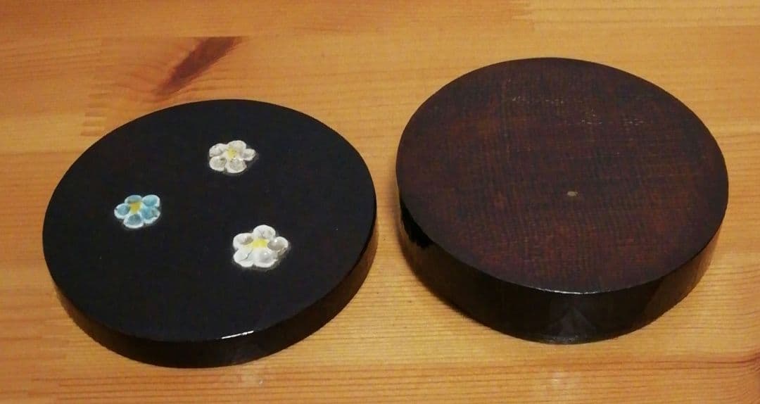 時代　唐物　梅図　香合　共箱　茶道具