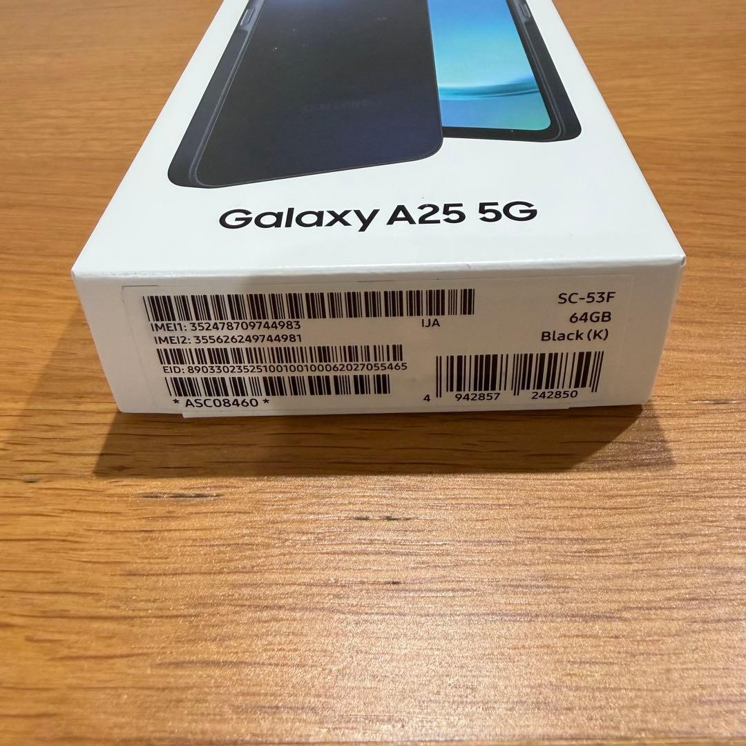 GALAXY A25 新品未使用　ダークブルー　ブラック
