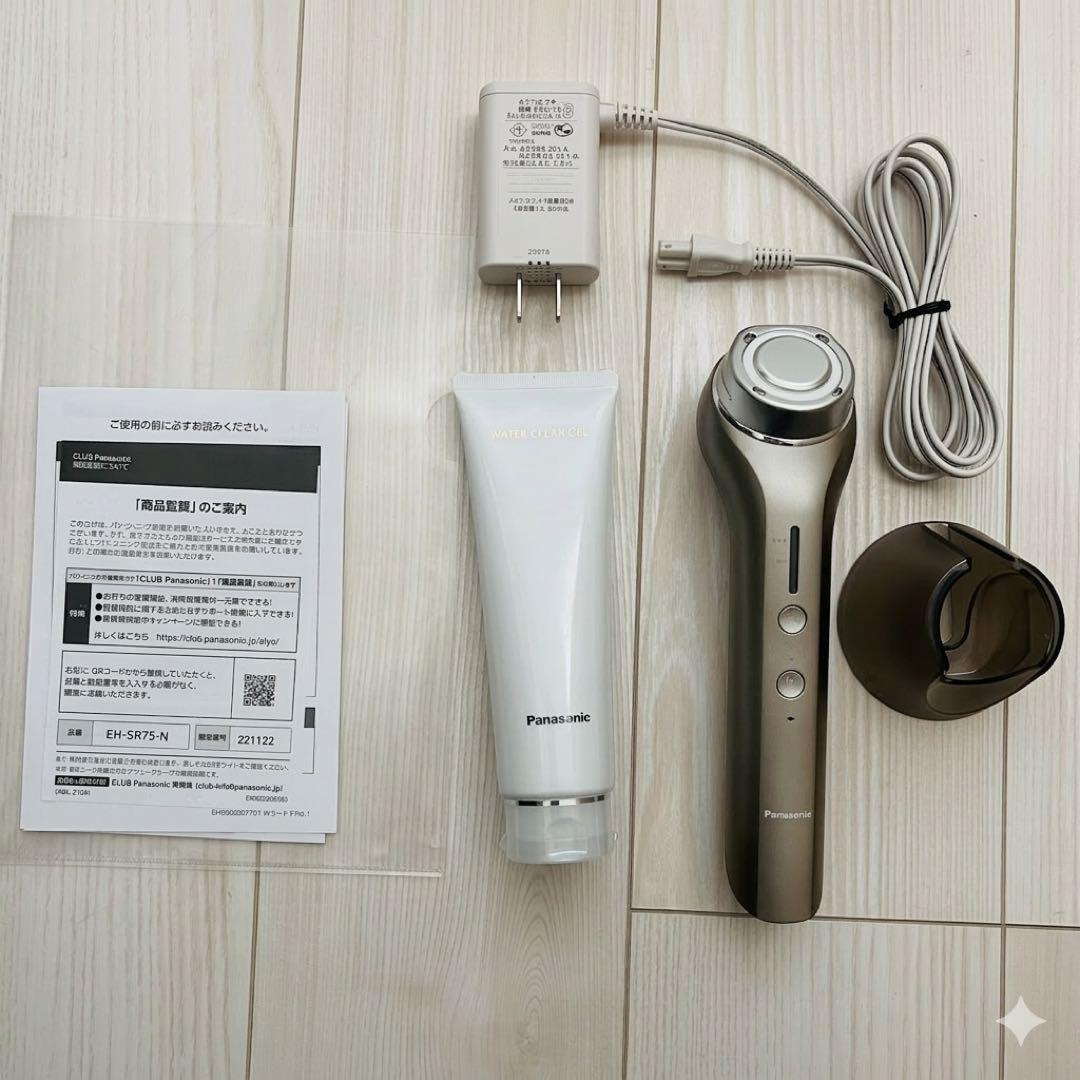 【美品・ジェル付】Panasonic RF美顔器 EH-SR75-N ゴールド
