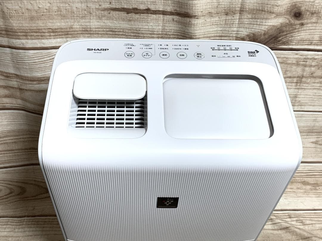 シャープ 2022年製 33畳 7L 大容量加湿 HV-R120-W 良品美品