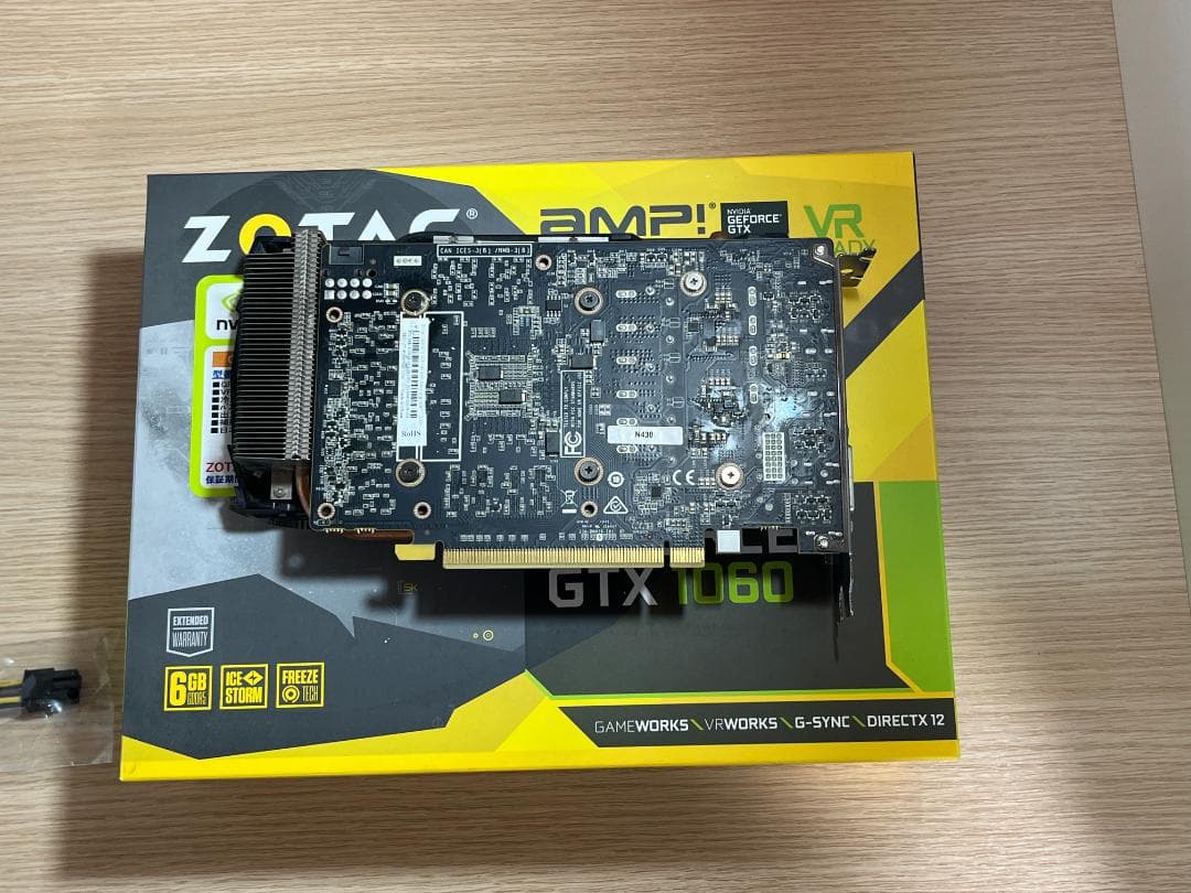 グラフィックボード・グラボ・ビデオカード ZOTAC GEFORCE GTX 1060 AMP! EDITION