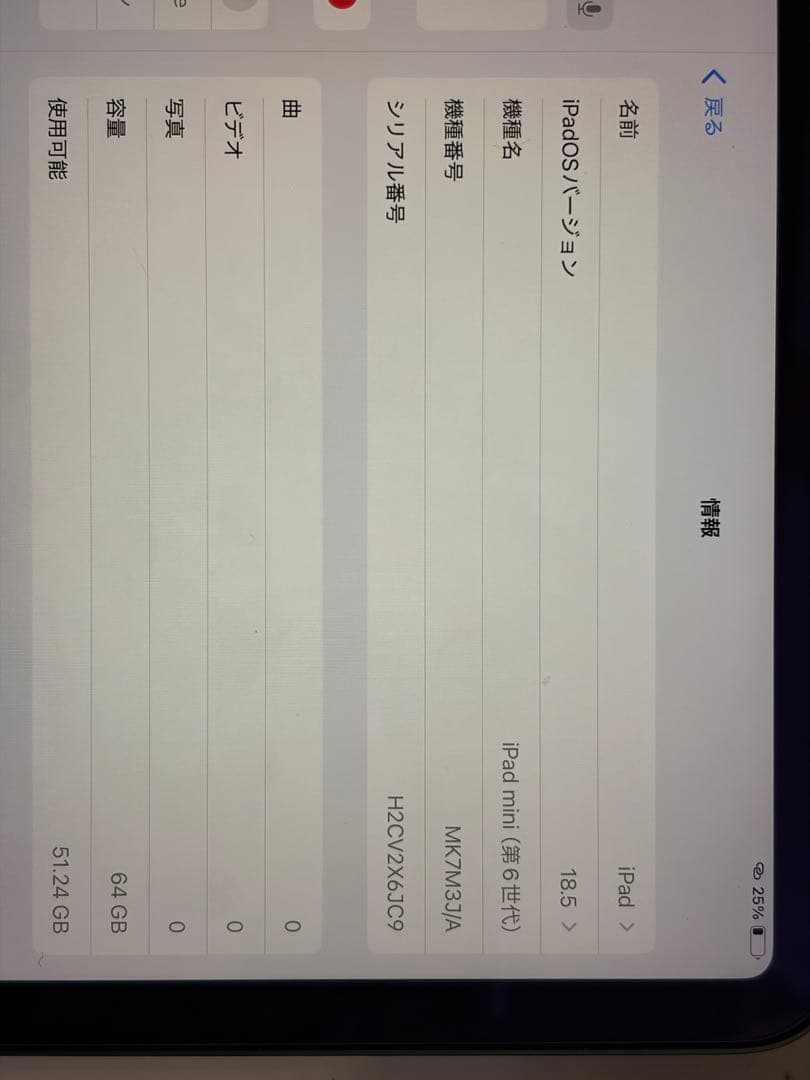 iPad mini (第6世代) 64GB Wi-Fi スペースグレー