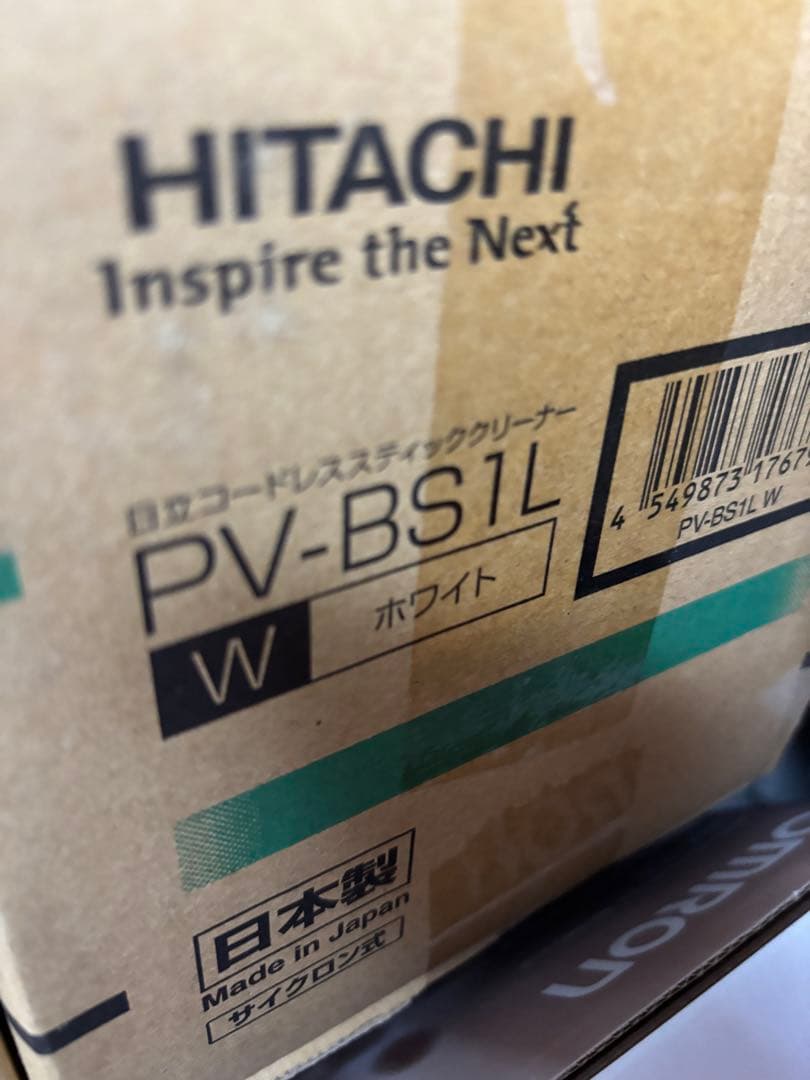 HITACHI スティッククリーナー PV-BS1L ホワイト