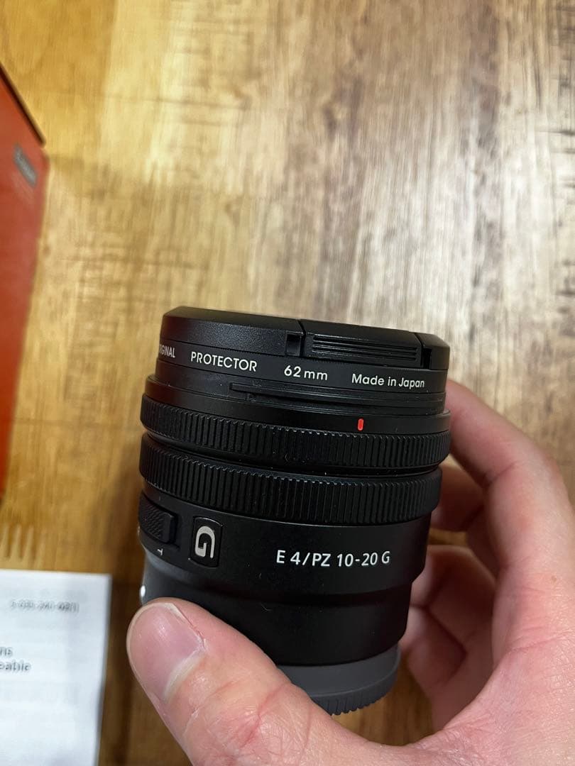 E PZ 10-20mm F4 G 1020g レンズ　SONY セット