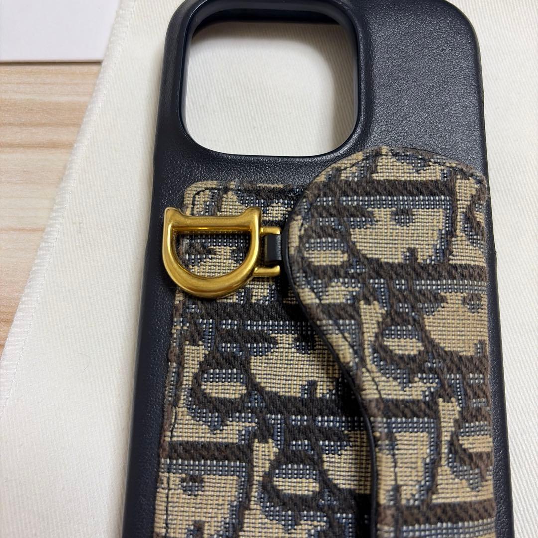 美品✨Dior クリスチャンディオール iPhoneケース14PRO オブリーク