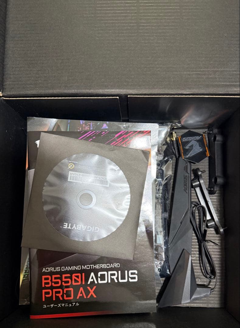 GIGABYTE B550I AORUS PRO AX Mini-ITX動作確認