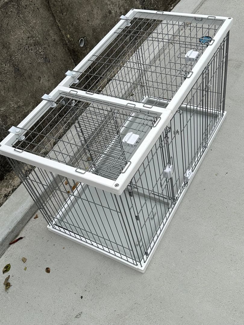 みいこ。ペティオ　ドックサークル　ペット　小屋　屋根付フルセット
