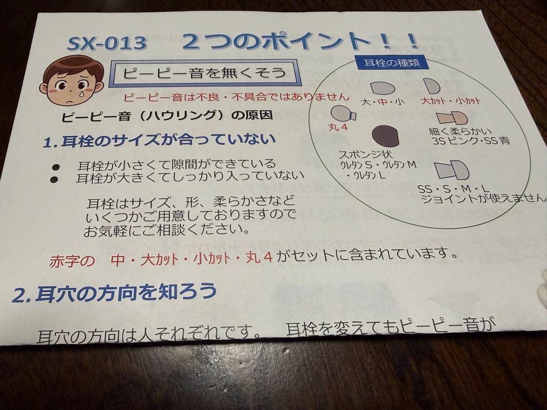 みみ太郎 両・片耳用 耳かけ式ステレオ集音器 SX-013