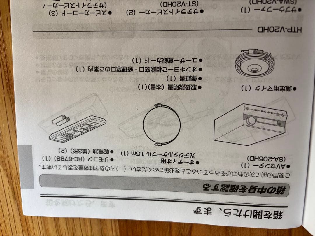アンプ ONKYO SA-205HD