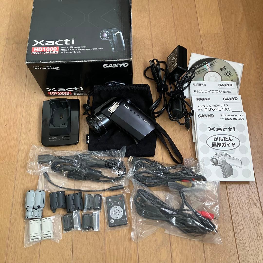 Xacti DMX-HD1000 動作OK 元箱付 フルセット レンズ曇りあり