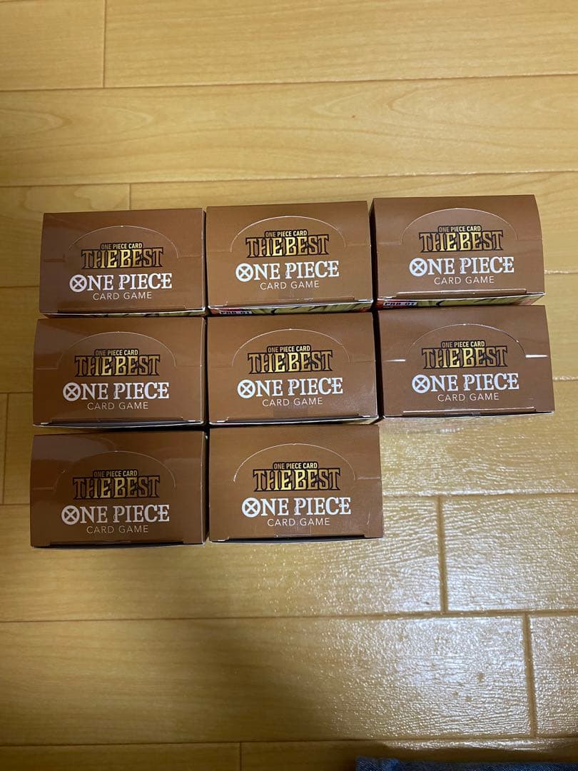 ワンピースカード　THE BEST ザベスト　8BOX 新品未開封
