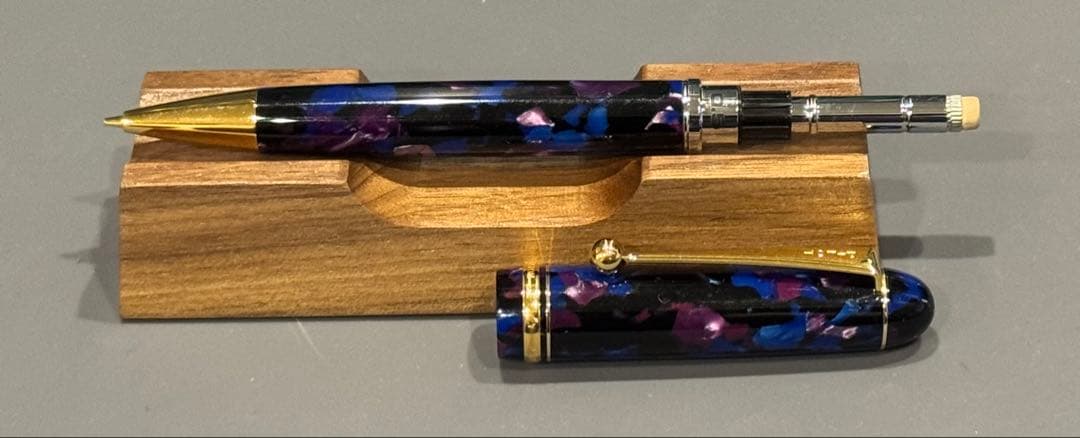 【極美品】　カスタムレガンス　シャープペンシル　ブルー　0.5mm