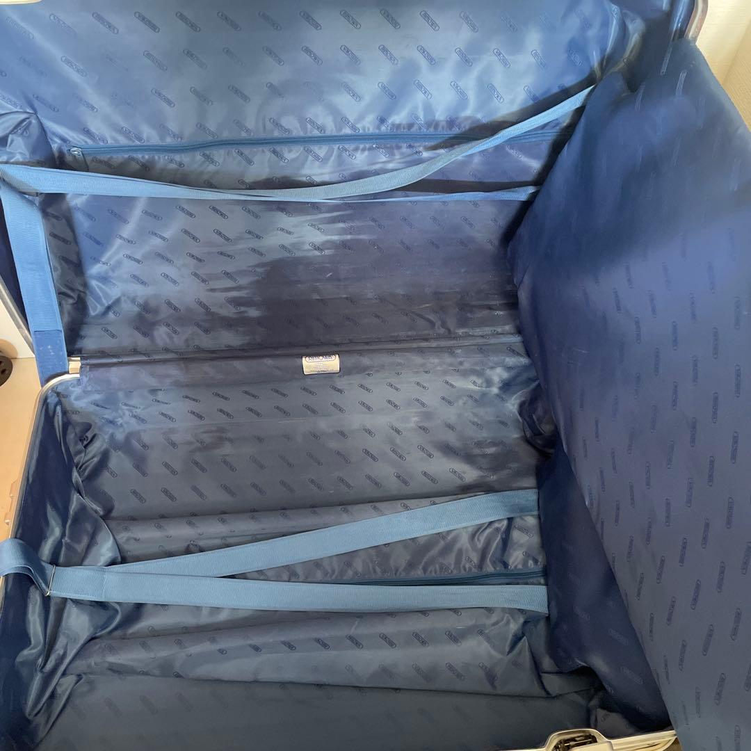 青ロゴ RIMOWA トパーズ 82L チェックインL 4輪 アルミニウム