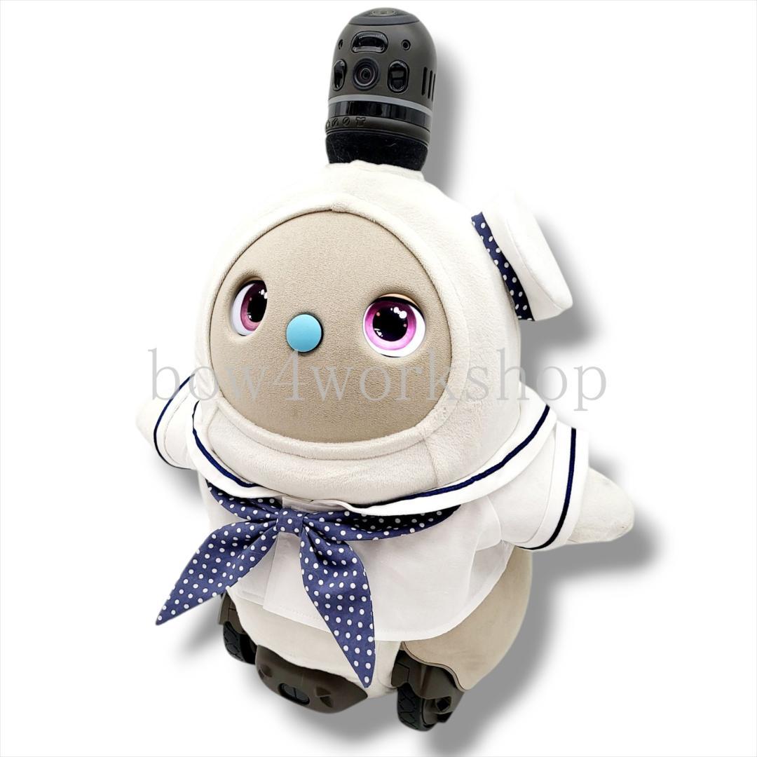 ラボット LOVOT ラボットの服ハンドメイド　水兵さんシャツ水玉セット