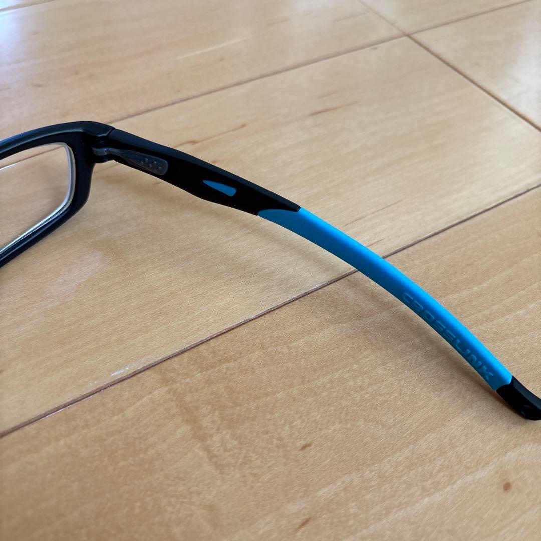 Oakley スポーツメガネ ブラック/ブルー