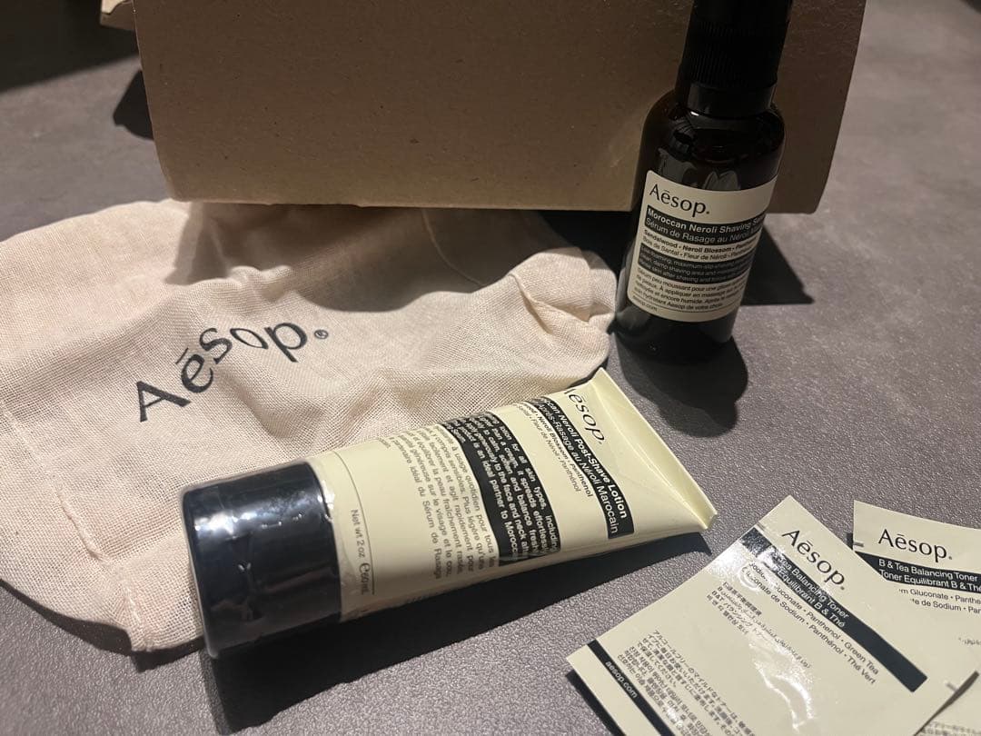 Aesop モロッカンネロリ ポストシェープ ローションシェービング セット