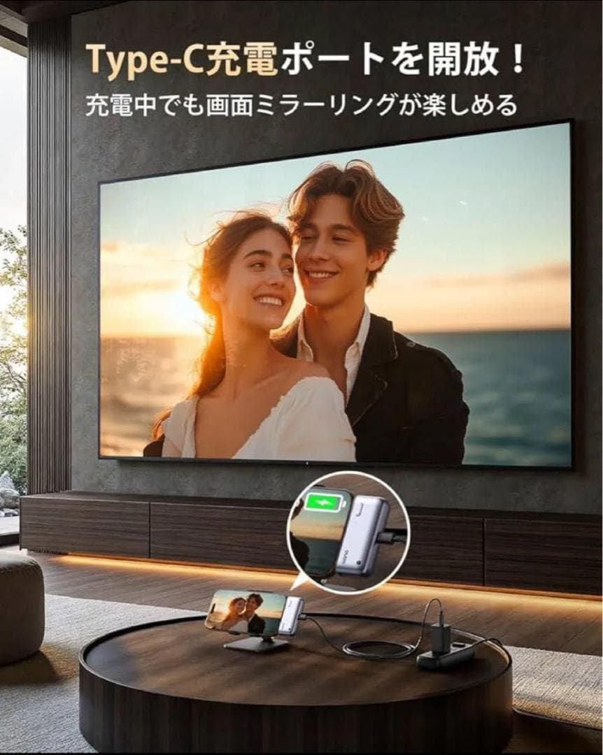 ワイヤレスhdmi 無線 送受信機セット 最大50m無線伝送 日本技適認証取得