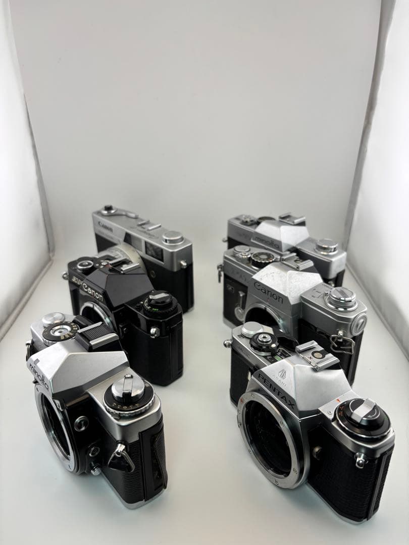 C*t様 Canon Nikon Minoltaフィルム一眼レフカメラセット　動