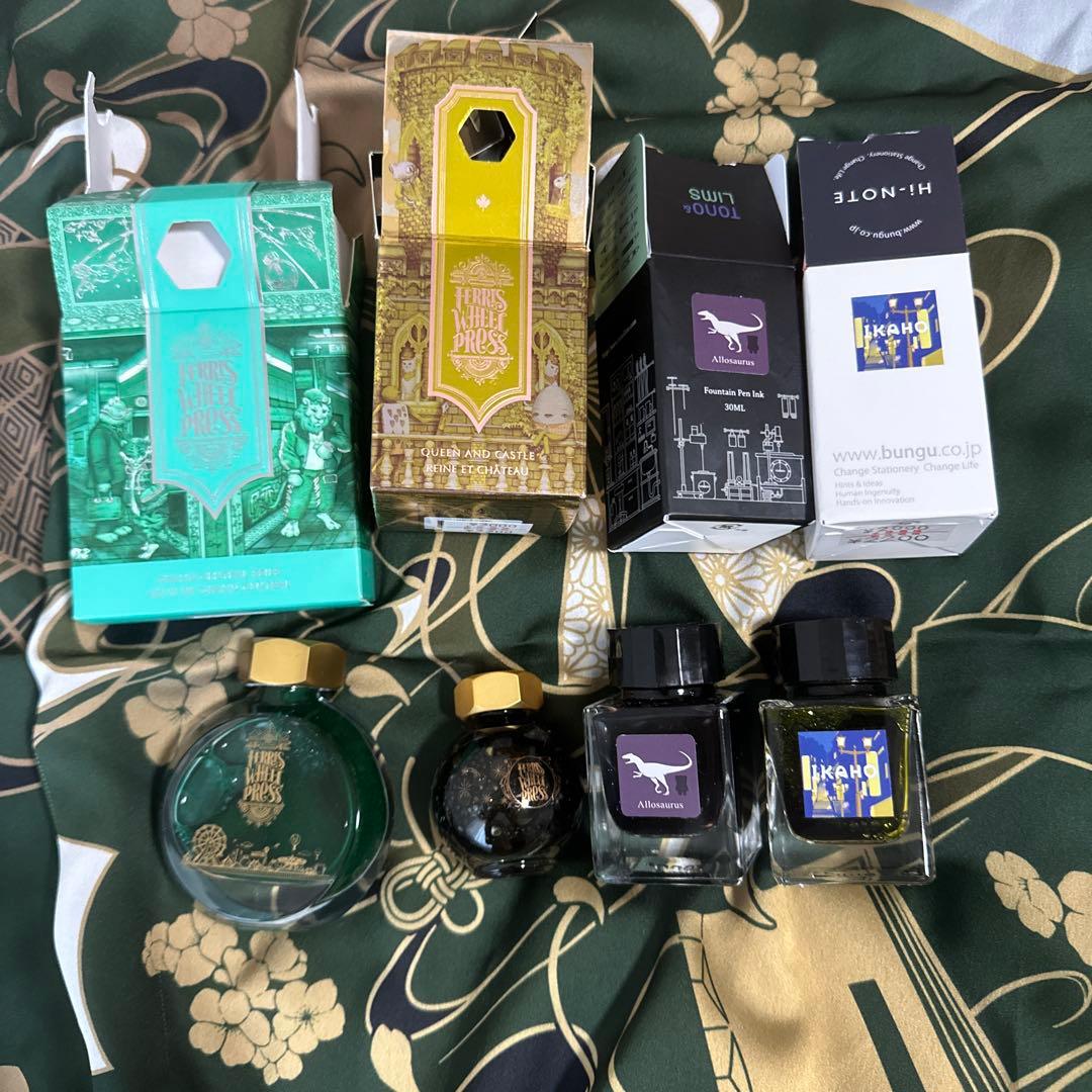 ガラスペン　インク4種