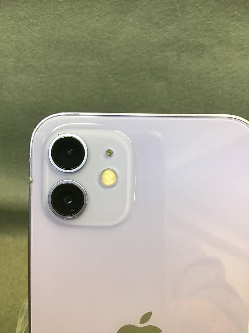 美品　国内版 SIMフリー iPhone12 128GB パープル色