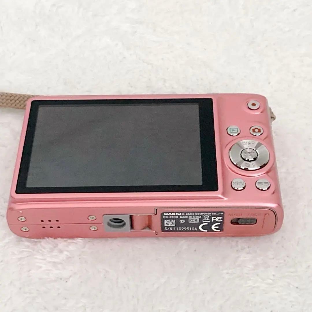 【極美品】CASIO EX-Z100 ピンク デジカメ カシオ カメラ