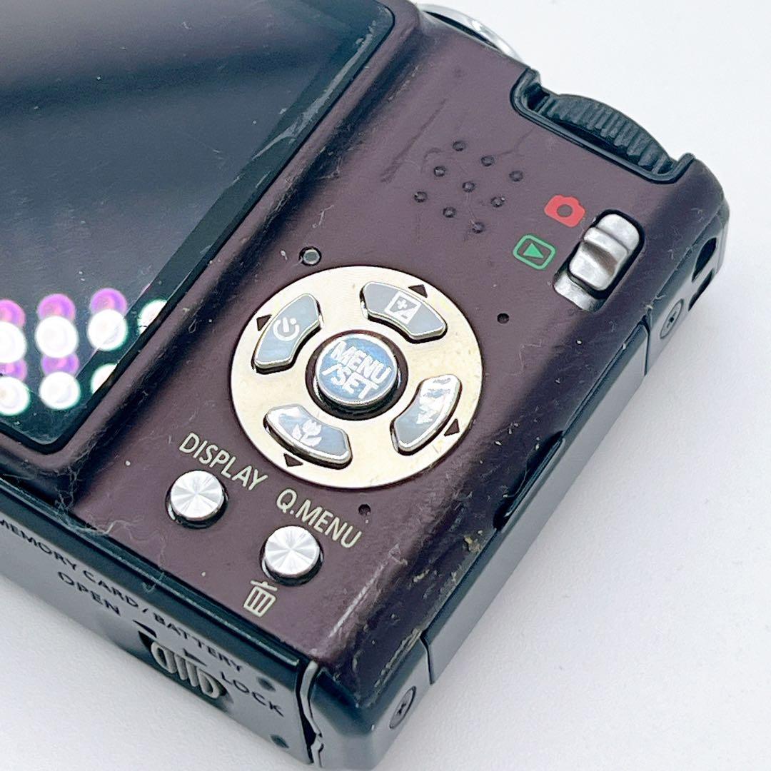 【動作品】Panasonic DMC-FX37 コンデジ デジカメ ブラウン