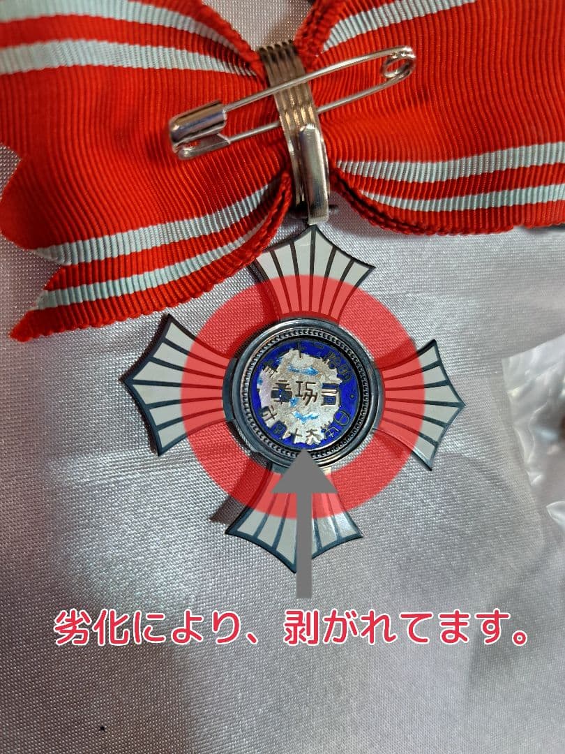 日本赤十字社 金色・銀色有功章