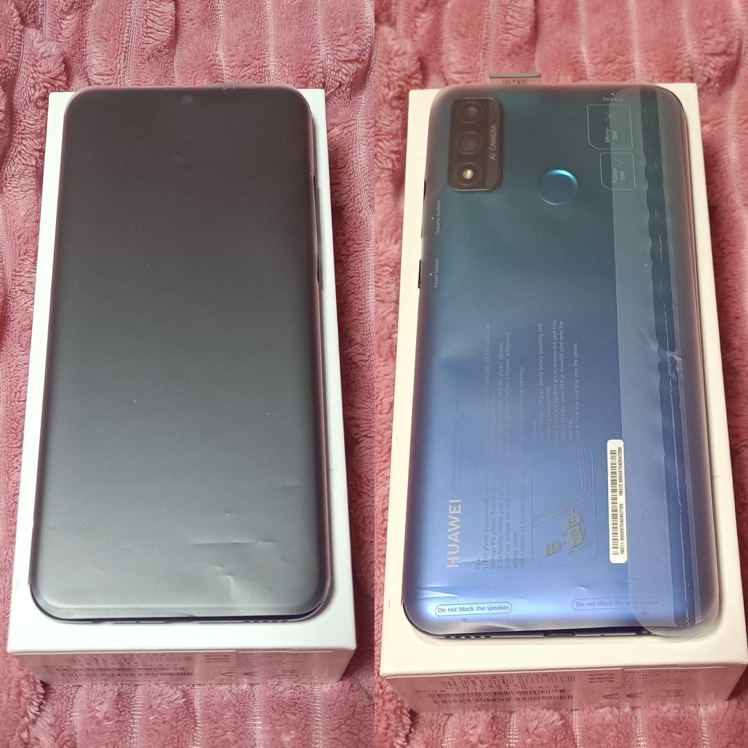 HUAWEI nova lite3+ 青 SIMフリー(2枚) 128GB