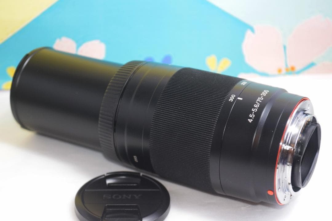SONY純正 75-300mm 望遠レンズ 美品 F4.5-5.6 ソニー
