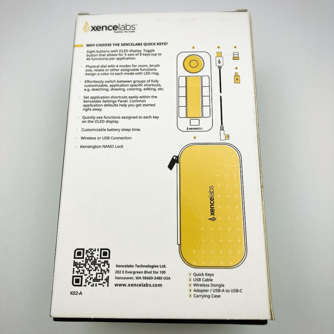 美品 Xencelabs Quick Keys ショートカットデバイス ケース付