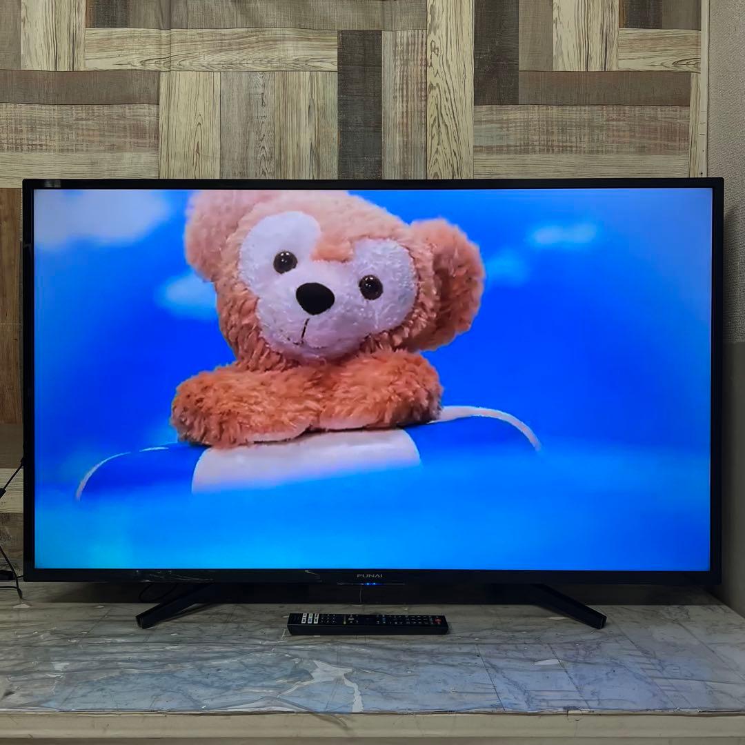 全国送料込❣️フナイ49型液晶4Kチューナー&録画機能内蔵アンドロイドテレビ