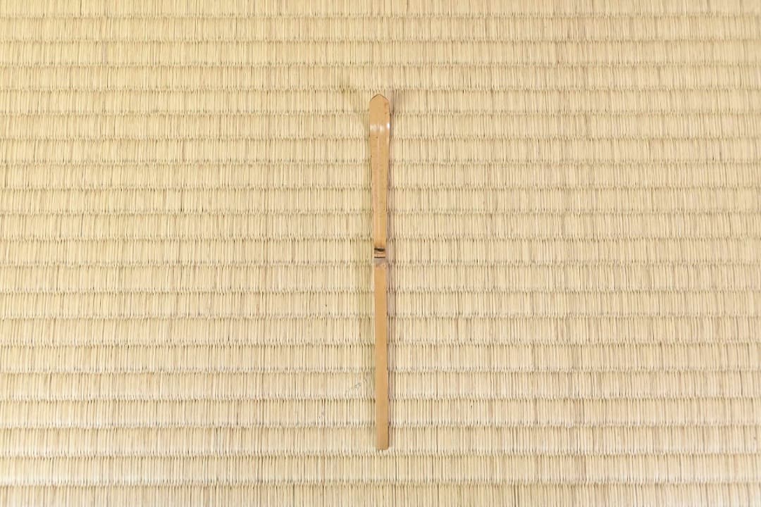 鵬雲斎　竹茶杓「花鳥風月」共箱共筒077