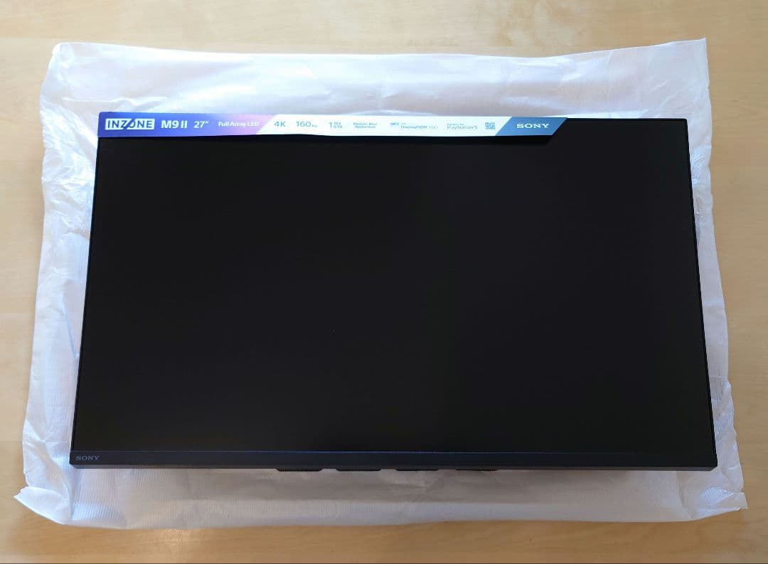 ソニーINZONE M9 II 4K27インチ ゲーミングモニター スタンドなし