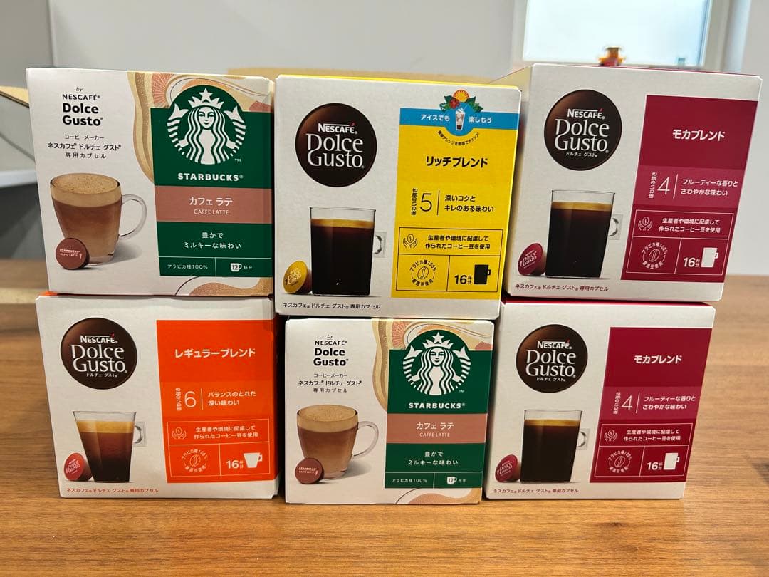 ネスレ スターバックス ネスカフェ ドルチェグスト 専用カプセル　6箱セット
