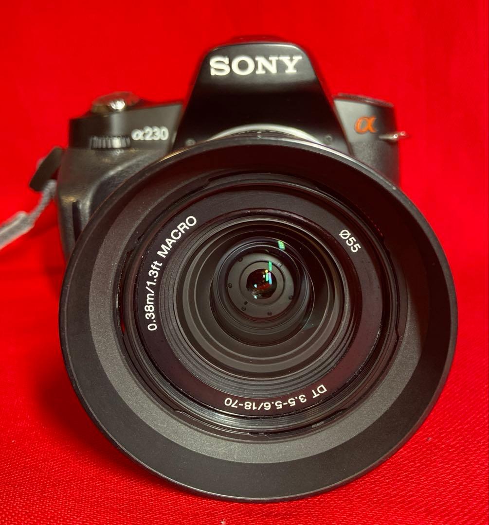 SONY α230 デジタル一眼レフカメラ 本体とレンズ