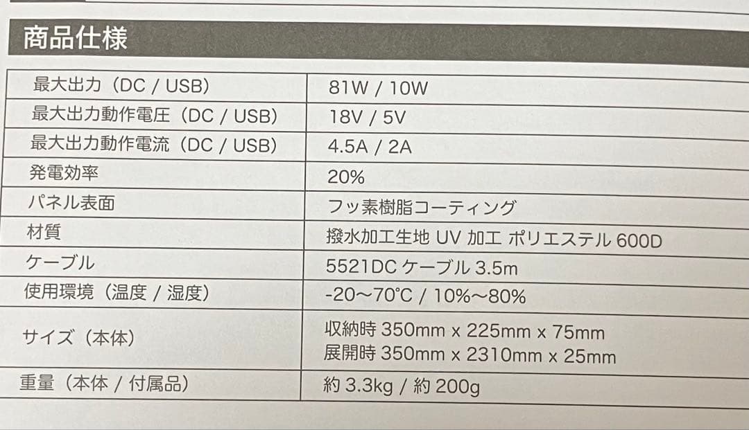 LACITA エナーボックス01　ポータブル電源
