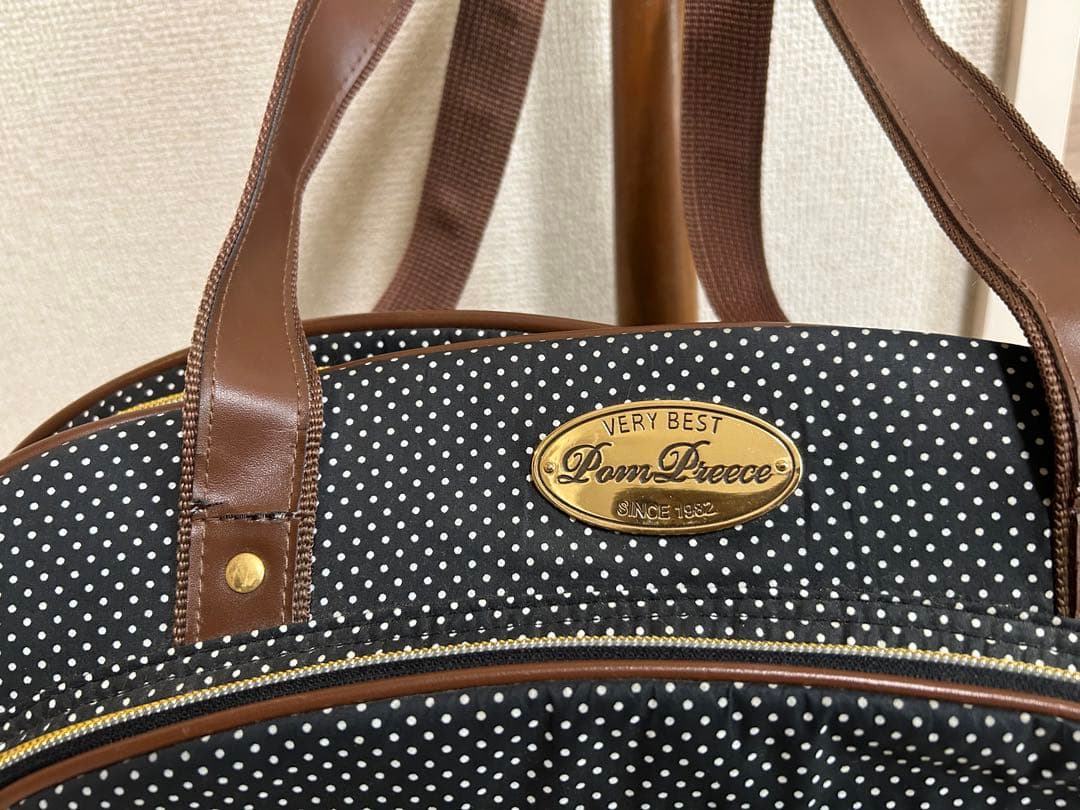 期間限定！ 犬 ポンポリース 水玉 キャリーバッグ M