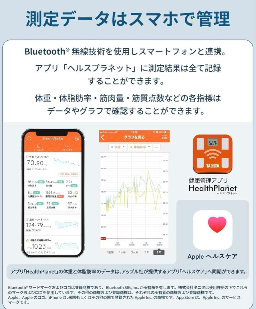 【10枚目要確認】タニタ 体重計 体組成計 ヘルスメーター BC-705N