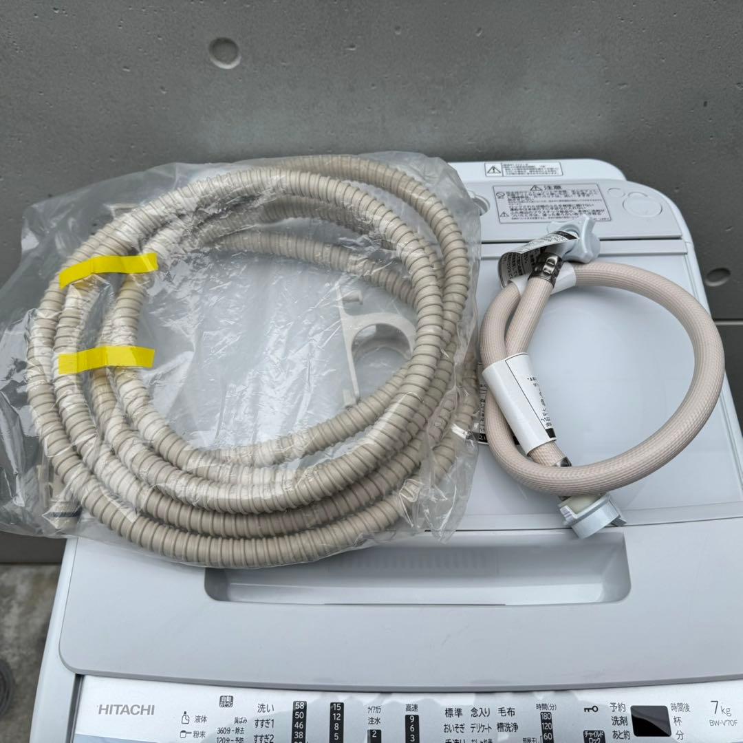 377⭐️2021年製美品★日立　洗濯機　7KG インバーター　一人暮らし