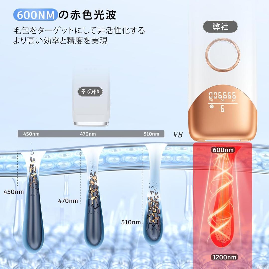 ✨脱毛器 サロン級 冷感脱毛器 IPL光脱毛器 メンズ 髭 レディース VIO✨