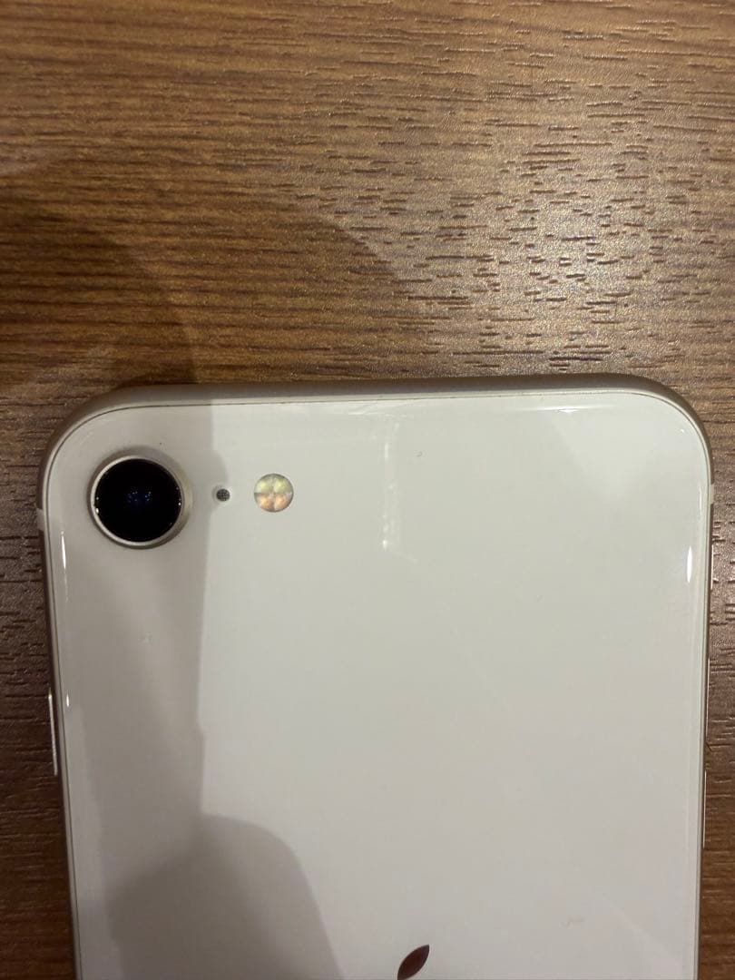 Apple iPhone SE3ホワイト本体 アイフェイスケース付き