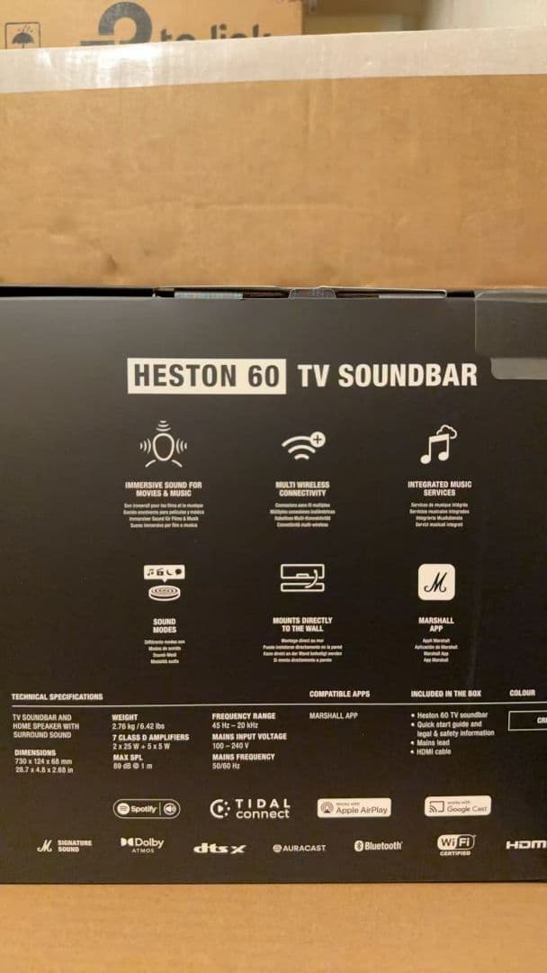 Marshall Heston 60 サウンドバー