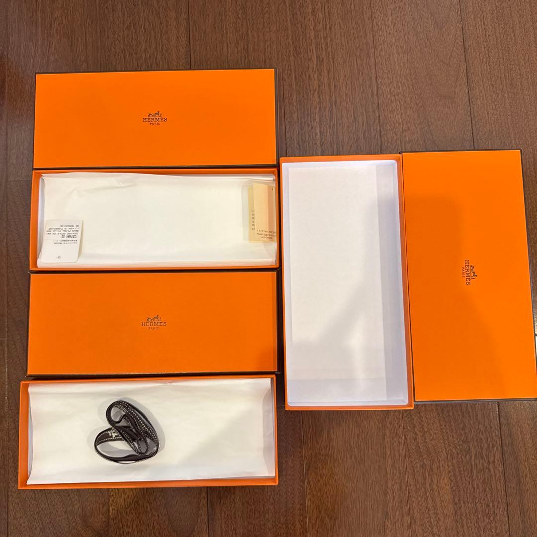 エルメス　オレンジボックス　リボン 収納袋　まとめ売り　ガーデンパーティbox