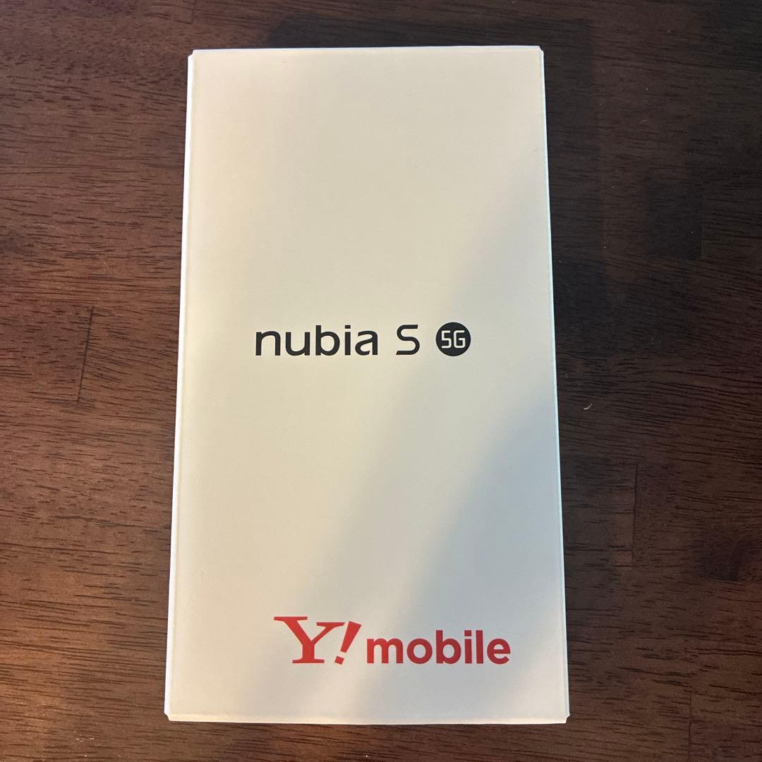 nubia S 5G Y!mobile 本体　ホワイト