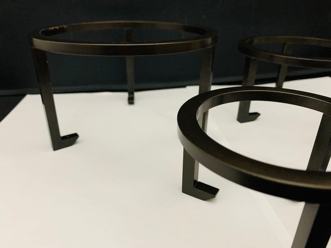 五徳　4点セット大中小極小　美品　茶道具　煎茶道具