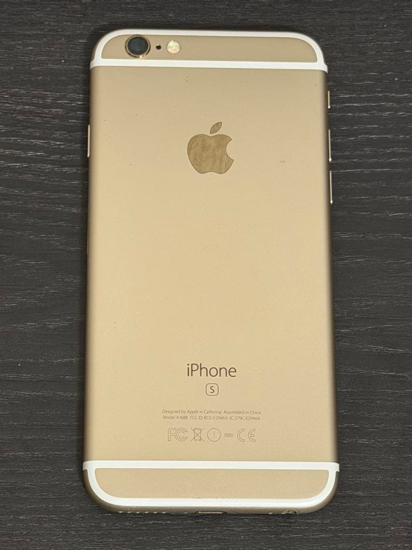 【美品】Apple iPhone 6s 64GB ゴールド SIMフリー