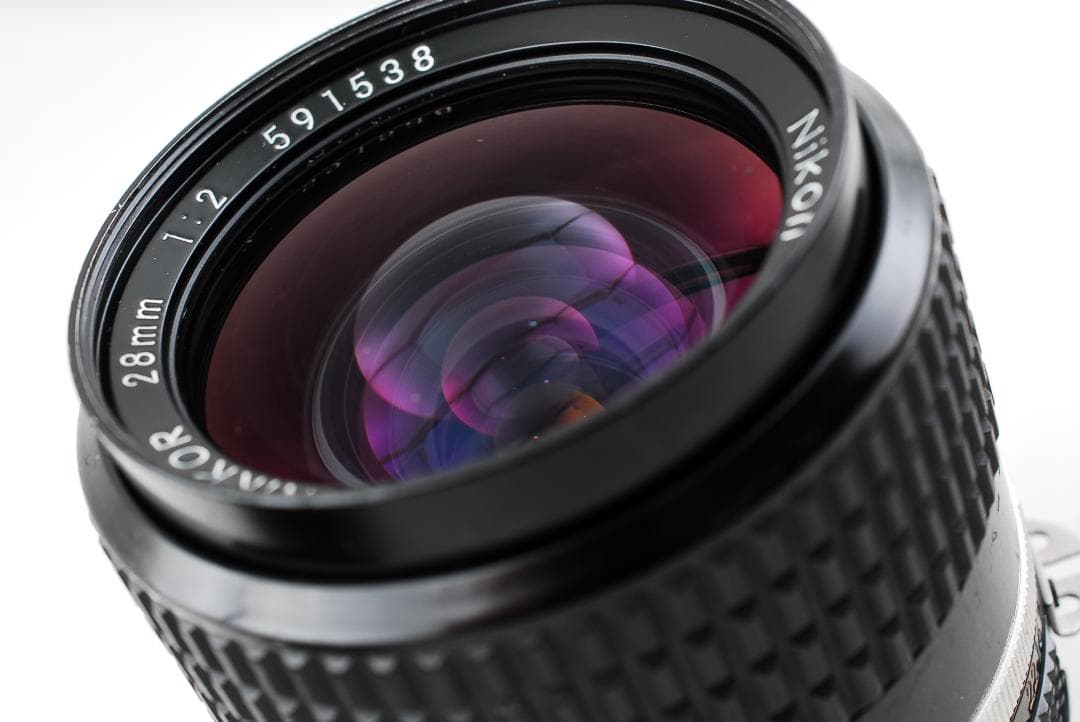 ニコン Nikon Ai-s Nikkor 28mm F2.0 MF Lens